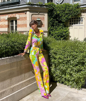 Как носить вещи с принтами? 6 вдохновляющих примеров француженки Жюли Феррери