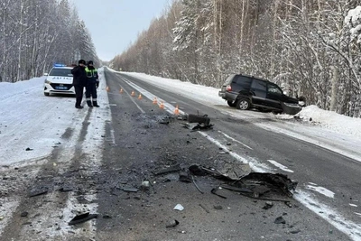 Двое в тяжелом состоянии после лобового ДТП на томском севере