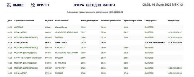 Задержки рейсов произошло сегодня утром  | Источник: aeroomsk.ru