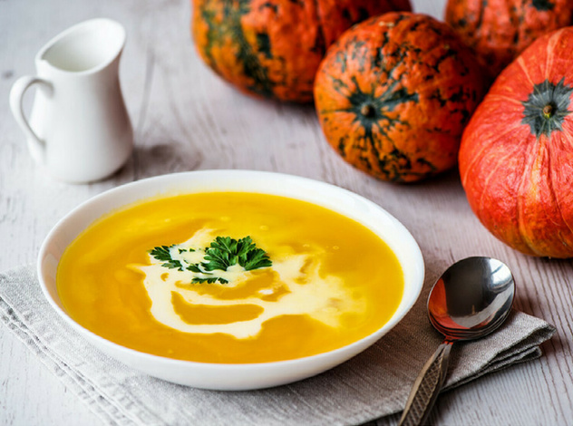 Рецепты осени: тыквенный крем-суп