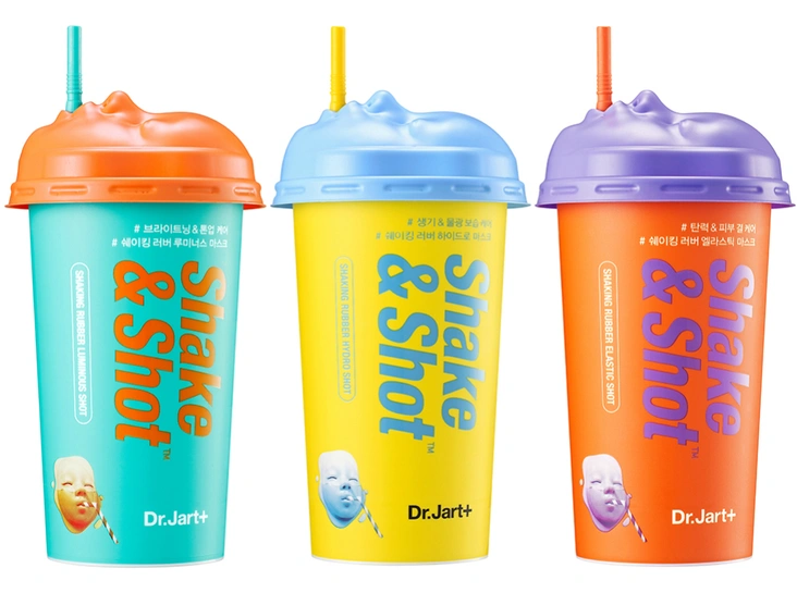 В составе альгинатных масок Shake&Shot впервые используется не вода, а высокотехнологичная сыворотка