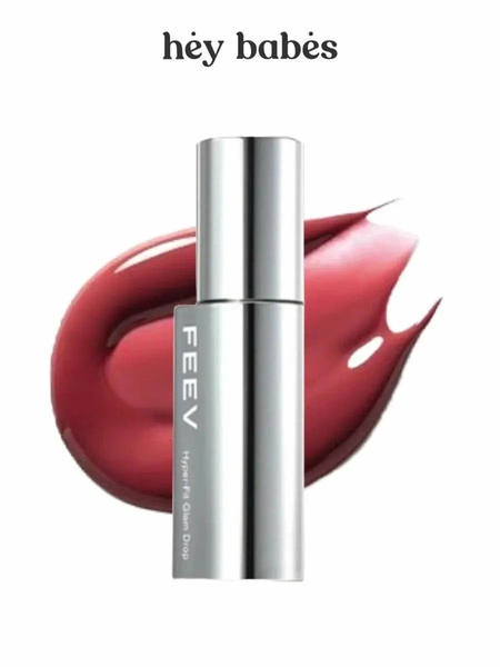 Глянцевый блеск-тинт для губ FEEV Hyper-fit Glam Drop Mauve Sugar