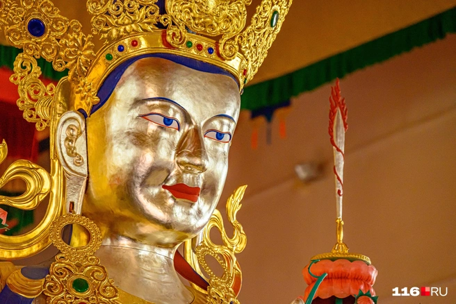 Монахи возвращались с религиозного обряда | Источник: Олег Фёдоров / CHITA.RU