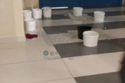 Прорыв трубы с кипятком в школе Челнов