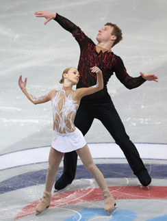 Юлия Антипова и Нодари Майсурадзе. На чемпионате мира в марте 2014 года они стали восьмыми