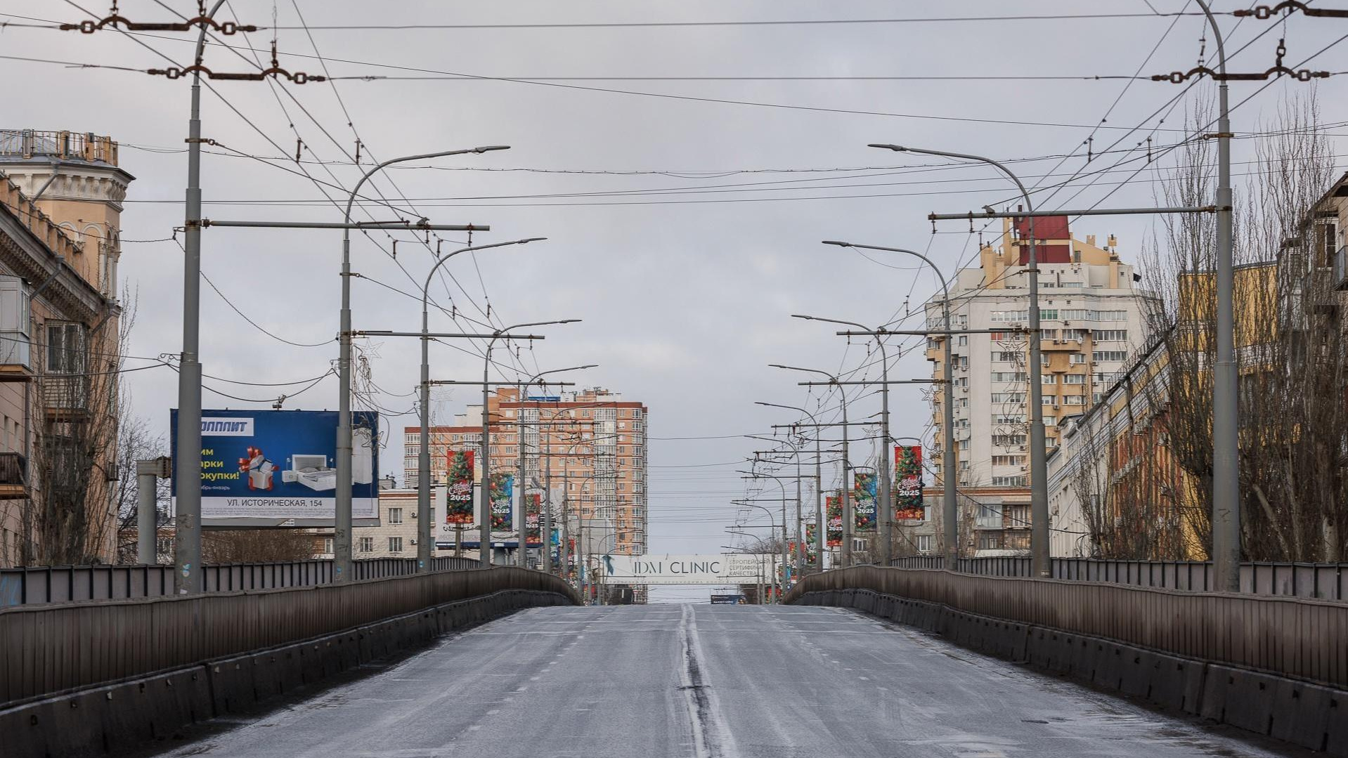 В Волгограде на ночь закроют Комсомольский путепровод