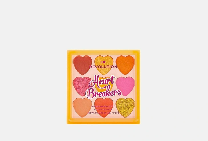 Палетка теней I Heart Revolution HEART BREAKERS PALETTE Fiery