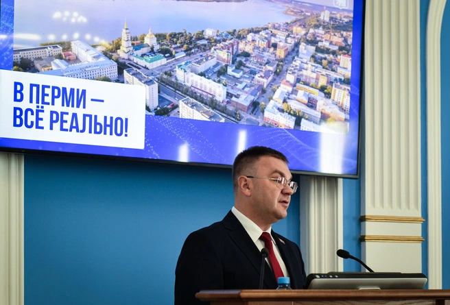 Эдуард Соснин рассказал о том, что Пермь заняла 4-е место в рейтинге качества городской среды среди городов-миллионников | Источник: пресс-служба администрации Перми