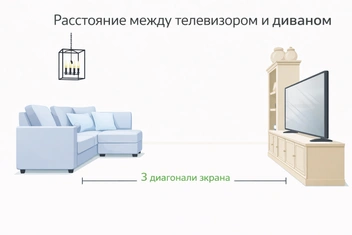 Если всё учесть, то гостиная из лабиринта превратится в удобное пространство | Источник: Александра Степанова