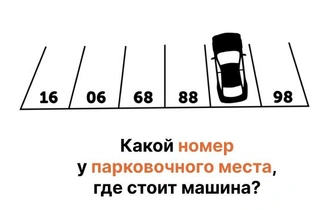 Эту задачку решают дети в Гонконге, чтобы поступить в первый класс: на каком месте стоит машина?