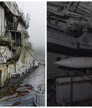 Как выглядит кладбище французских военных кораблей внутри и снаружи (видео и фото)