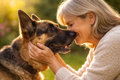 Собака помогла хозяйке вовремя обнаружить рак — врачи нашли опухоль размером с мяч