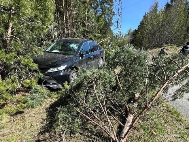 По версии Юлии, именно эта Camry протаранила ее Arkana спустя три с половиной месяца после первого ДТП | Источник: читатель 74.RU