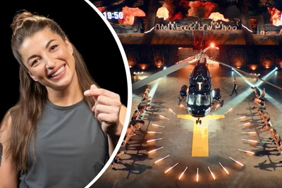 Пермская регбистка Дарья Норицина подняла вертолет на шоу «Титаны»