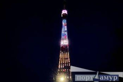 В Благовещенске телебашню подсветят в честь Дня радио