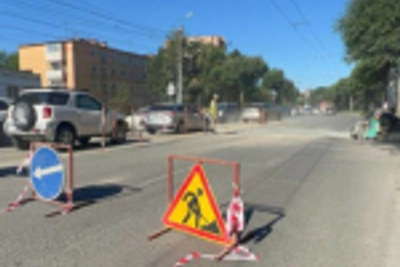 Улицу Русскую асфальтируют после замены теплотрассы