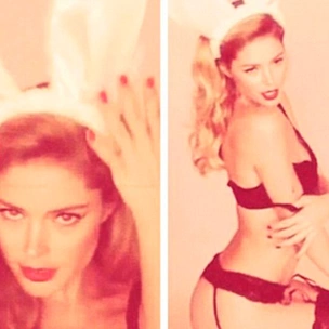 Даутцен Крез в роли пасхального кролика