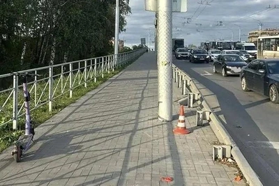 В Рязани подросток на самокате попал в ДТП