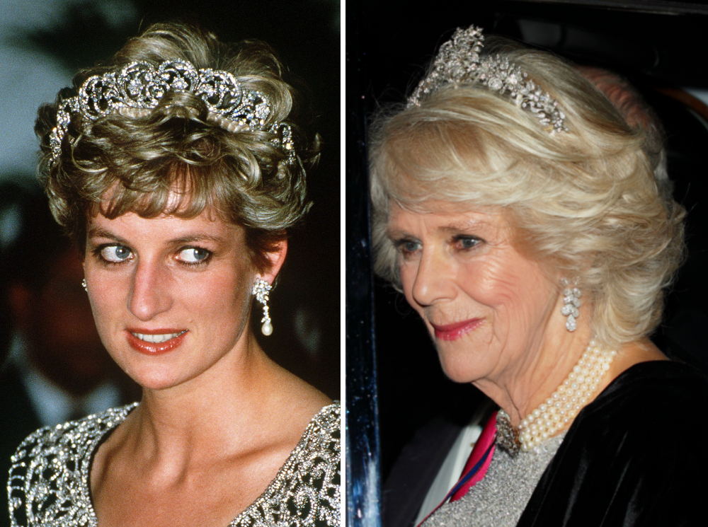 Битва тиар: сколько стоят фамильные драгоценности Дианы и Камиллы | marieclaire.ru