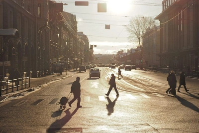 В Петербурге установилась морозная и солнечная погода