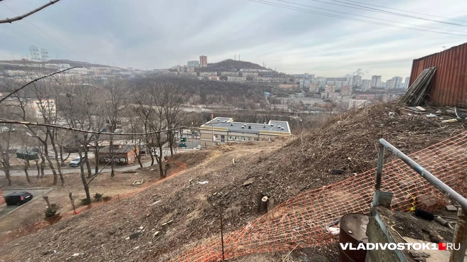 Так стройка выглядела в январе | Источник: Елена Буйвол / VLADIVOSTOK1.RU
