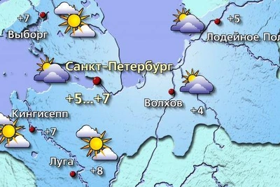 Погода в Петербурге и Москве 23 апреля: сравнение из-за циклона