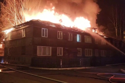 Под Дивногорском сгорел дом, 31 человек остался без жилья