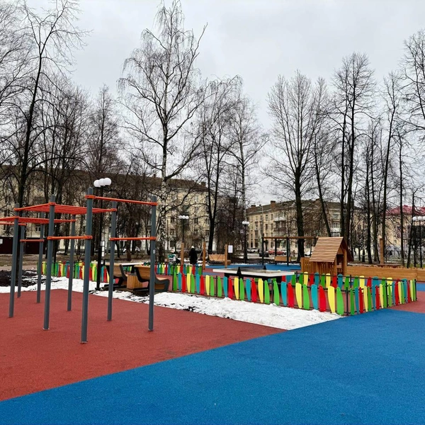 На установку детских и спортивных площадок было потрачено 6,8 млн рублей | Источник: Мэрия Ярославля / Telegram