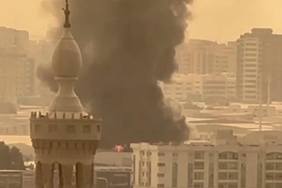 Волгоградские туристы сняли пожар в Шардже