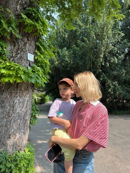 Елена Перминова с сыном