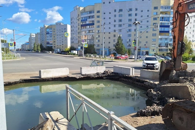 Авария оставила без воды Заозёрный в Кургане