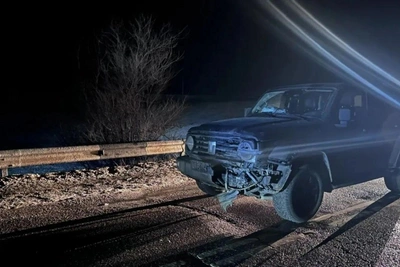 Колесо КАМАЗа попало в TANK под Волгоградом