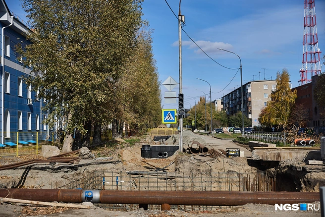 Окончание работ на Римского-Корсакова запланировано на 15 октября  | Источник: Александр Ощепков / NGS.RU
