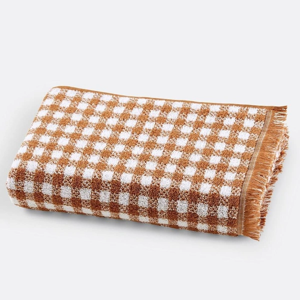 Полотенце банное из махровой ткани Dinan, La Redoute