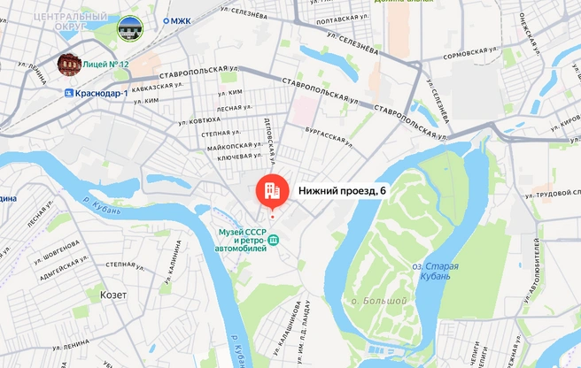 Черемушки находятся на юге города | Источник: Яндекс Карты