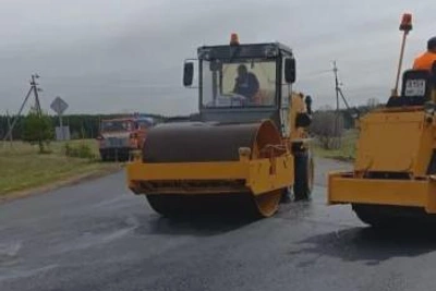 В Башкортостане ремонтируют 2 км дороги Баженово-Верхнелачентау