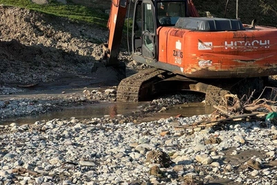 Выпрямление русла реки Акташ