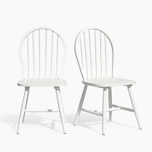 Комплект из двух стульев с решетчатой спинкой Windsor, La Redoute