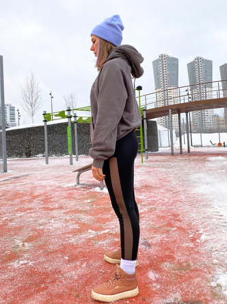 упражнения на улице зимой для девушек