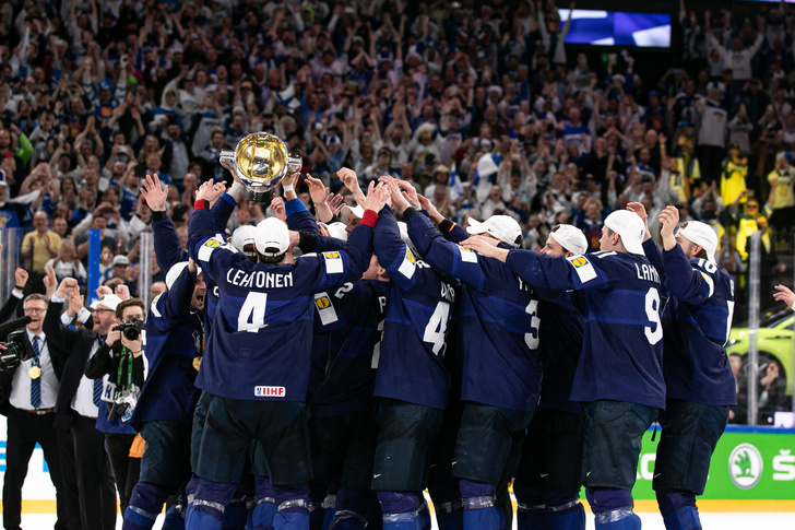 Сборная Финляндии победила в финале чемпионата мира по хоккею