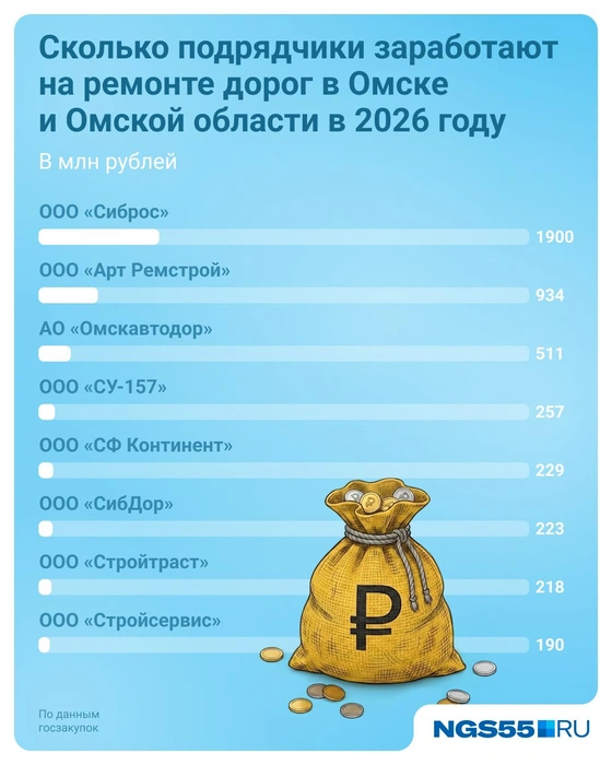 Доход крупнейшего подрядчика в 10 раз превышает заработок самого мелкого  | Источник: Евгения Бикунова / Городские медиа 