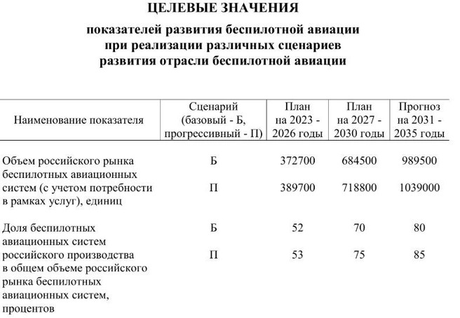 Цели у национальной беспилотной стратегии далеко летящие | Источник: Правительство РФ / static.government.ru