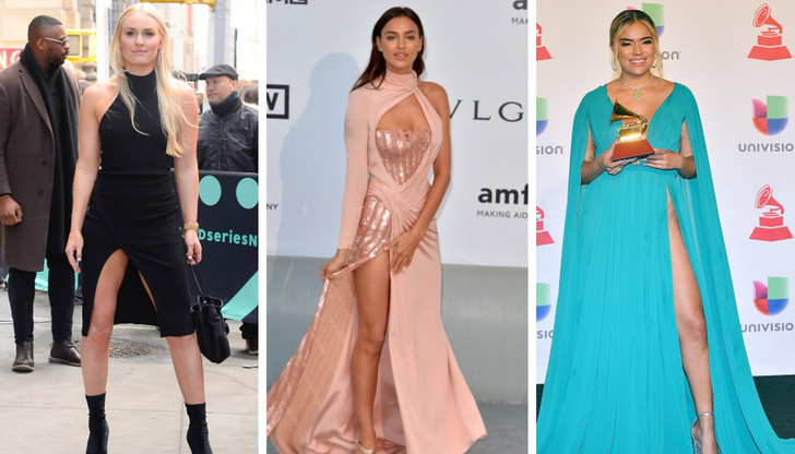 15 звезд, которые не умеют носить платья с разрезами