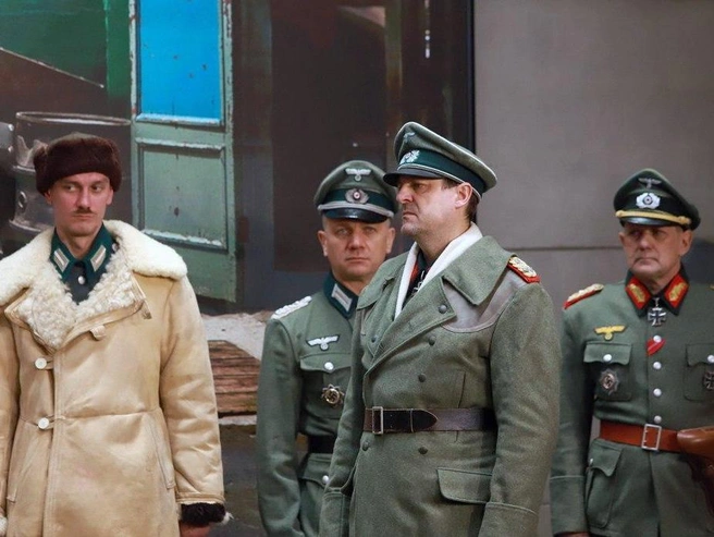 Реконструкция пленения фельдмаршала Паулюса прошла в музее-панораме. | Источник: музей-панорама «Сталинградская битва»
