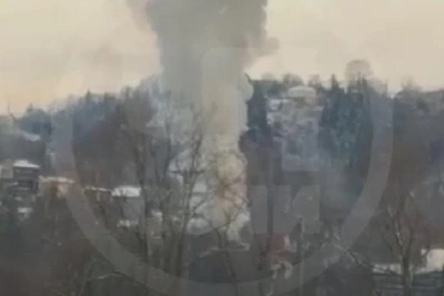 В Сочи сгорел дом на Пятигорской улице