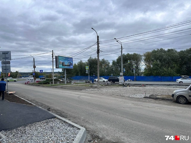 Рядом с местом, где сейчас пешеходный переход, должен появиться светофор | Источник: Ульяна Зайкова