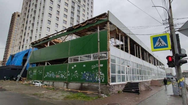 Сносить здание начали в мае этого года | Источник: пресс-служба девелопера «ЮНИТИ»