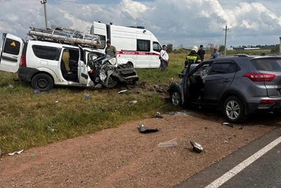 Пять человек пострадали в лобовом ДТП в Пономаревском районе