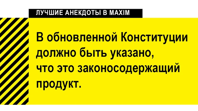 Лучшие анекдоты про Конституцию