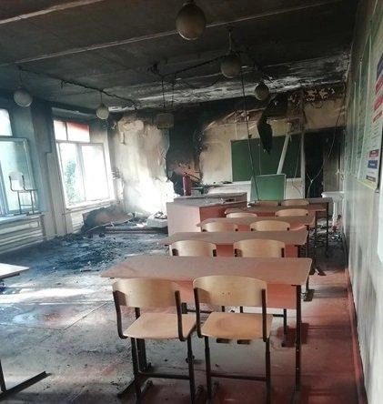 Пожар произошёл в школе №4 в посёлке Лесогорск | Источник: Сайт администрации Чунского района